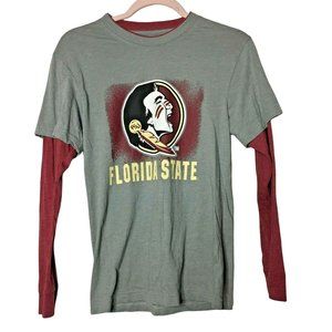 Florida State University T Shirt Seminole Indian Long Sleeve Youth 16 18 u